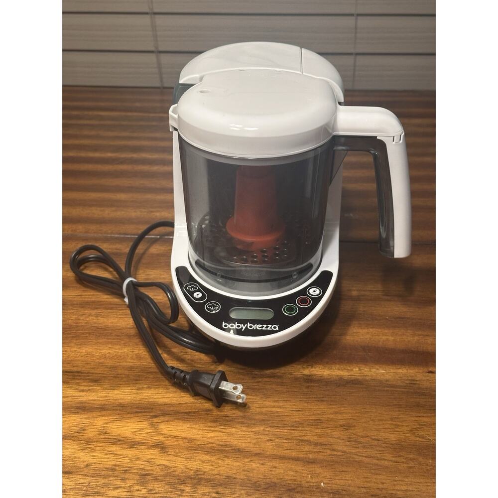 Baby Brezza One Step Deluxe Food Maker Cook Blend Steam Purée BRZ00141 *working